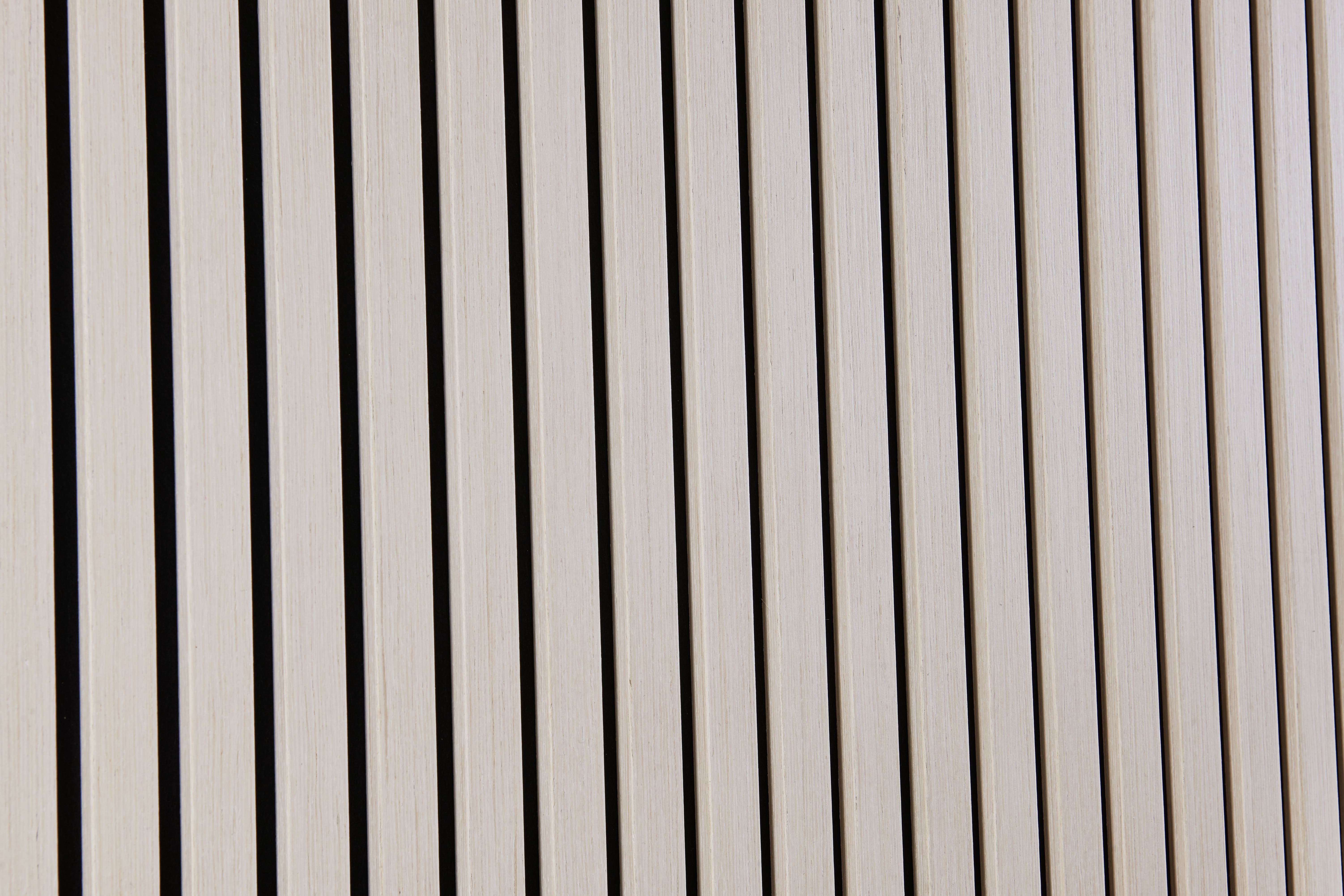 3-Seitiges Akustikpaneel Eiche Weiß (240 cm | 300 cm)